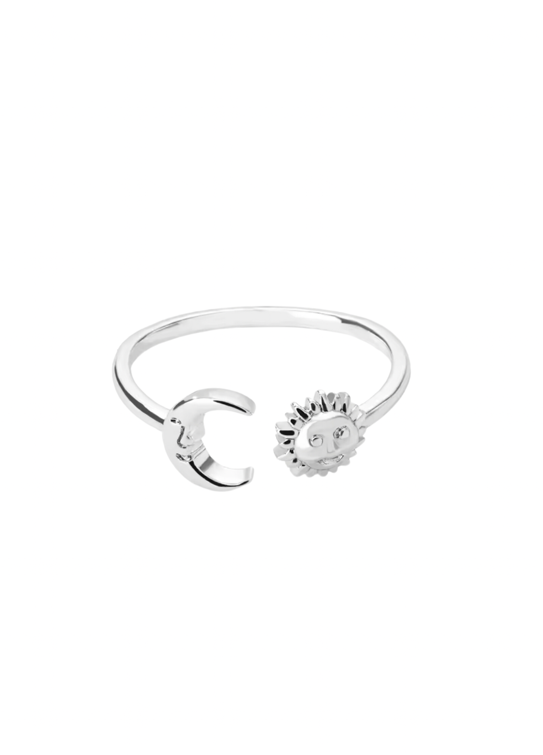Anillo Sol y Luna Silver